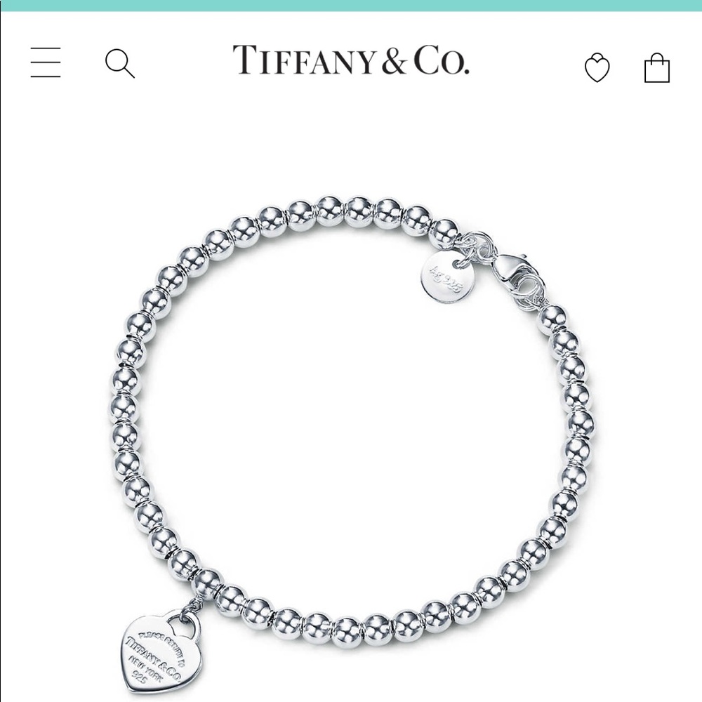 Authentic Tiffany & Co. Bead Bracelet - Silver